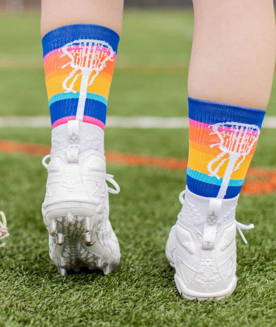 Girls Lacrosse Socks Girls Lacrosse Footwear ChalkTalkSPORTS