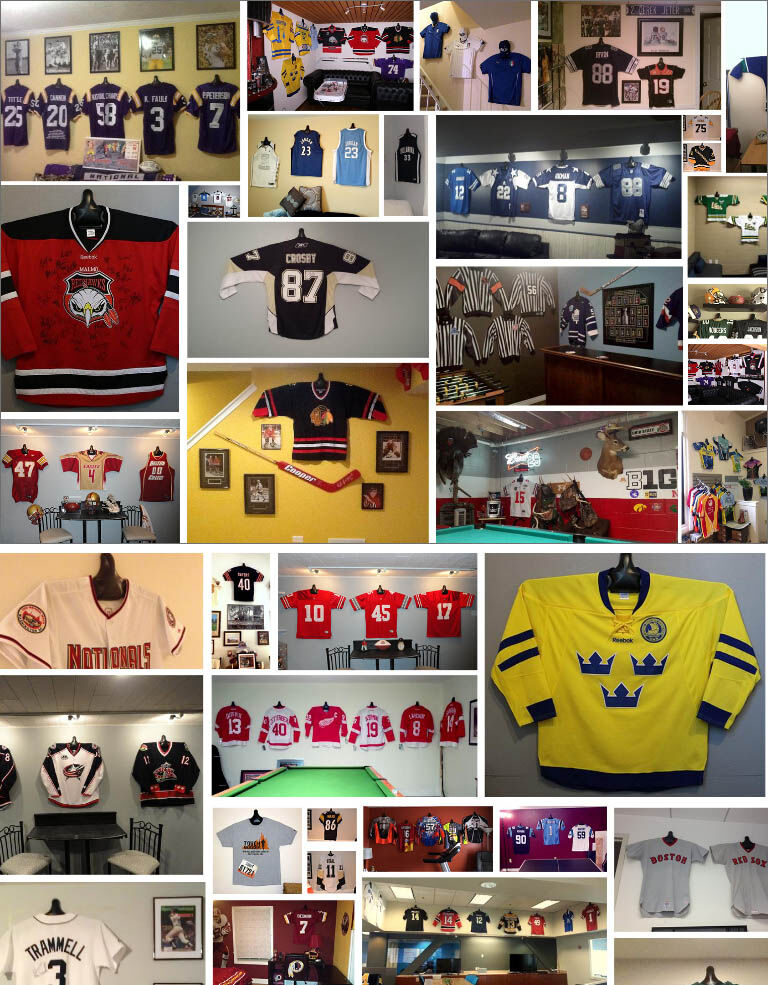 JerseyGenius The Jersey Wall Display Unit The Shirt Wall