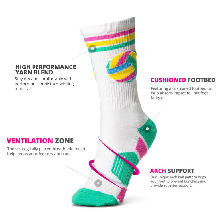 Volleyball Mid calf Socks