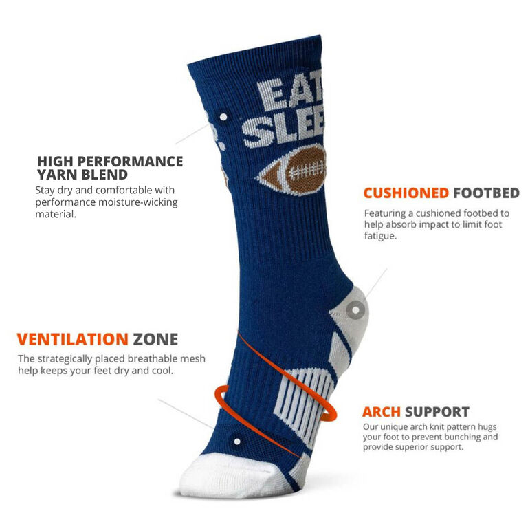 Football Mid calf Socks
