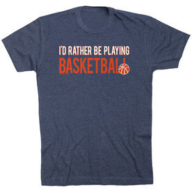 One Day Ill Play Basketball Just Like My Grandpa Toddler//Kids Short Sleeve T-Shirt