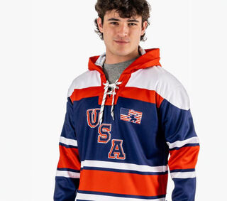  Custom Hockey Men's Hoodies Gifts for Men Women Youth