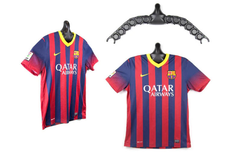 Soccer jersey hot sale display