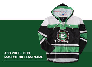 Hockey Hooded Sweatshirt - My Goal Is To Deny Yours (Back Design), ChalkTalkSPORTS in 2023