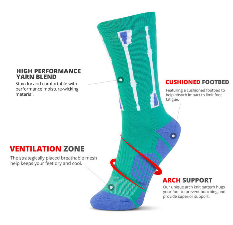 Crew Mid calf Socks