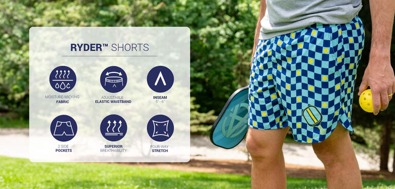 RYDER PICKLEBALL SHORTS