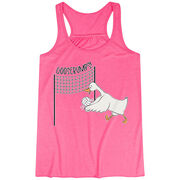 Volleyball Flowy Racerback Tank Top - Goosebumps
