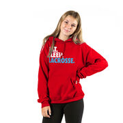 Lacrosse Hooded Sweatshirt - Eat. Sleep. Lacrosse.