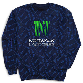 Lacrosse Gameday Crewneck Sweatshirt - Norwalk - Navy