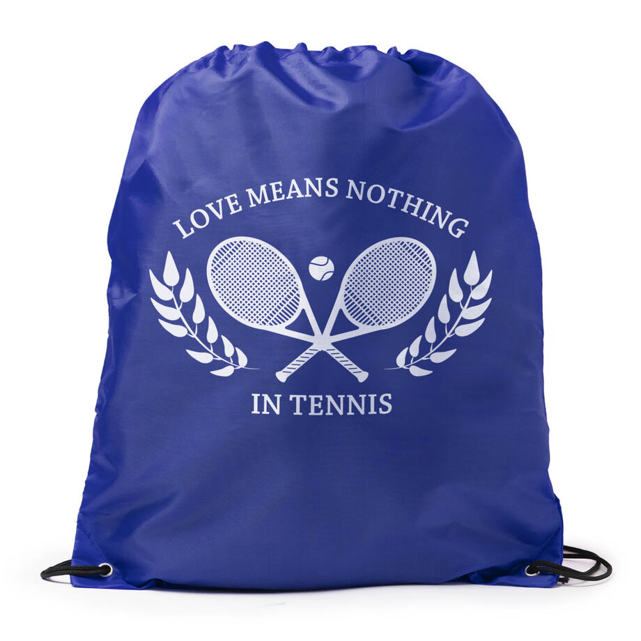 Tennis Drawstring Backpack - Love Means Nothing In Tennis