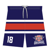 Custom Team Shorts - Baseball Stripes