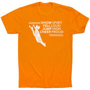 Cheerleading Short Sleeve T-Shirt - Cheer Proud