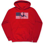 Soccer Hooded Sweatshirt - Patriotic Soccer