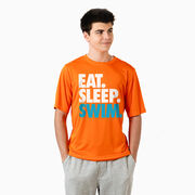 Swimming Short Sleeve Performance Tee - Eat. Sleep. Swim.