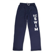 Swimming Fleece Sweatpants - Eat Sleep Swim