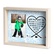 Hockey Premier Frame - Dear Mom Heart