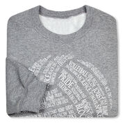 Volleyball Crewneck Sweatshirt - Volleyball Words