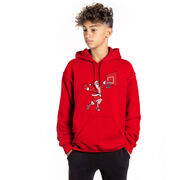 Basketball Hooded Sweatshirt - Slam Dunk Santa