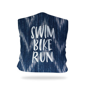 Triathlon Multifunctional Headwear - Swim Bike Run Batik RokBAND