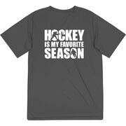 Hockey Short Sleeve Performance Tee - Hockey Is My Favorite Season