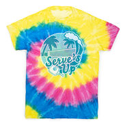 Pickleball Short Sleeve T-Shirt - Serve's Up Tie Dye