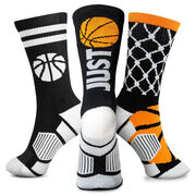 Basketball Woven Mid-Calf Sock Set - Alley-Oop