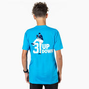 Baseball Short Sleeve T-Shirt - 3 Up 3 Down (Back Design)