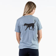 Hockey Short Sleeve T-Shirt - Howe the Hockey Dog (Back Design)