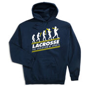 Guys Lacrosse Hooded Sweatshirt - Evolution of Lacrosse