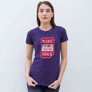 Hockey Women's Everyday Tee - Don't Feed The Goalie