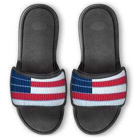 Swimming Repwell&reg; Slide Sandals - Swim Lane American Flag