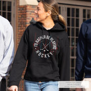 Hockey Hooded Sweatshirt - Rather Be Playing Hockey