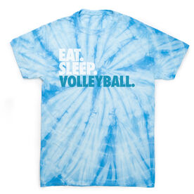 Volleyball Short Sleeve T-Shirt - Eat. Sleep. Volleyball Tie Dye