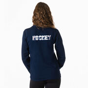 Hockey Tshirt Long Sleeve - Hockey Life (Back Design)