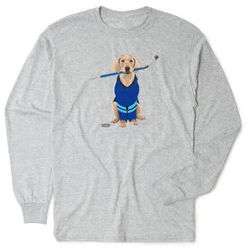 Hockey Tshirt Long Sleeve - Puck The Hockey Dog