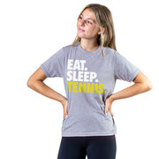 Tennis T-Shirt Short Sleeve Eat. Sleep. Tennis.