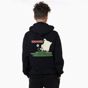 Soccer Hooded Sweatshirt - Soccer Ghoul (Back Design)