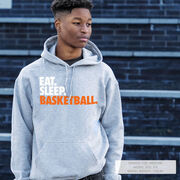 Basketball Hooded Sweatshirt - Eat. Sleep. Basketball.