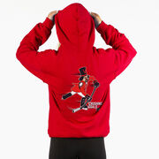 Hockey Hooded Sweatshirt - Crushing Goals (Back Design)