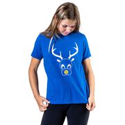 Softball Short Sleeve T-Shirt - Reindeer