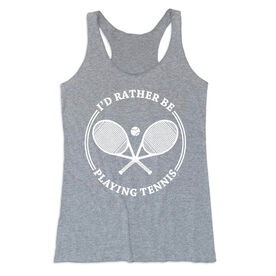 Tennis Women's Everyday Tank Top - I'd Rather Be Playing Tennis