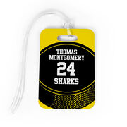 Hockey Bag/Luggage Tag - Personalized Hockey Team Puck