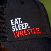 Wrestling Trucker Hat - Eat Sleep Wrestle