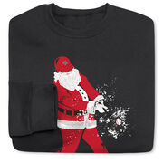 Baseball Crewneck Sweatshirt - Baseball Santa