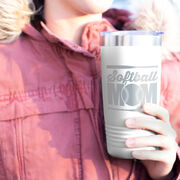 Softball 20 oz. Double Insulated Tumbler - Mom