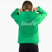 Soccer Hooded Sweatshirt - Just Kickin' It (Back Design)