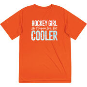 Hockey Short Sleeve Performance Tee - Hockey Girls Are Cooler