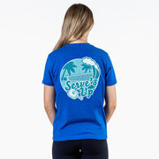 Pickleball Short Sleeve T-Shirt - Serve's Up (Back Design)