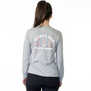 Hockey Tshirt Long Sleeve - Loud and Proud Hockey Mom (Back Design) 