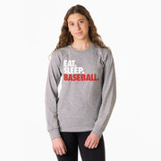 Baseball Tshirt Long Sleeve - Eat. Sleep. Baseball